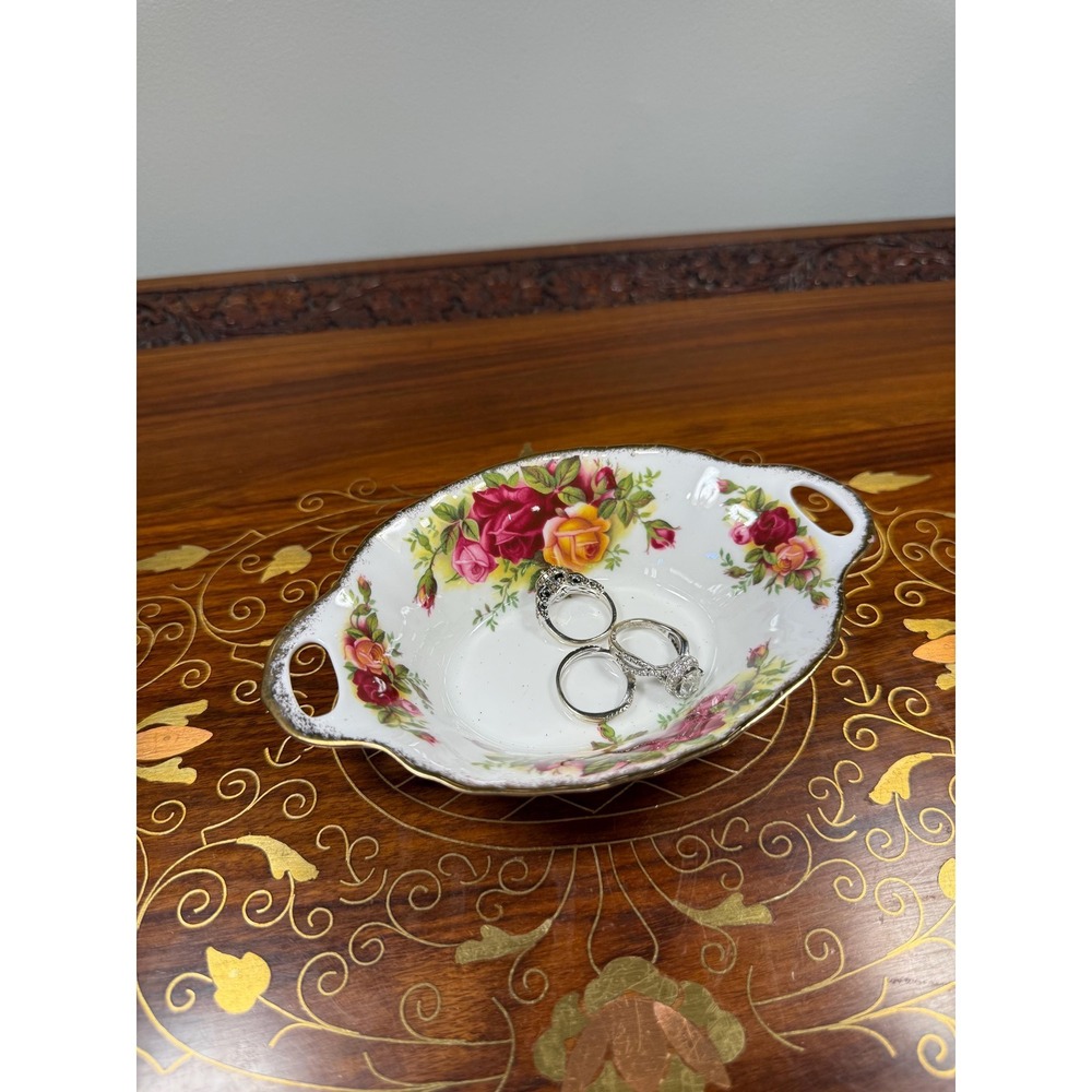 Vintage Royal Albert‎ Old Country Roses Ring Dish